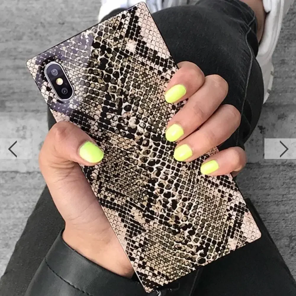 Flaunt Snake Pattern Phone Case with Ring Holder Iphone 12 Pro Max